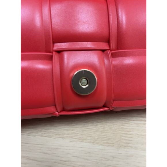 Glamorous Fancy Women Quilt MY ONE AND ONLY RED CHAIN BAG - Picture 11 of 14